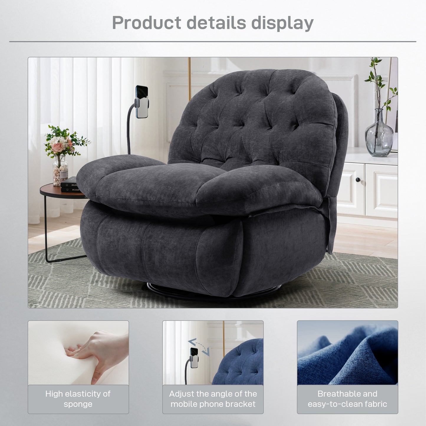 Recliner Chair SP-9036-Grey