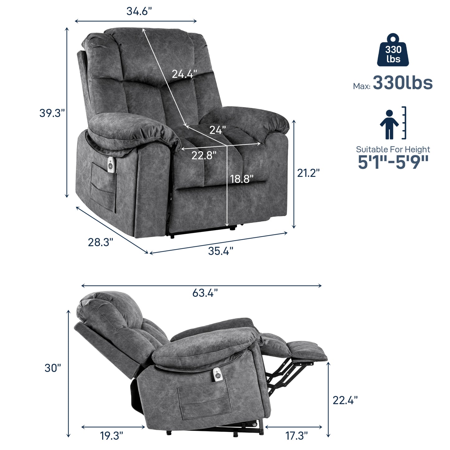 HOMYEDAMIC SP-LM9020-GREY