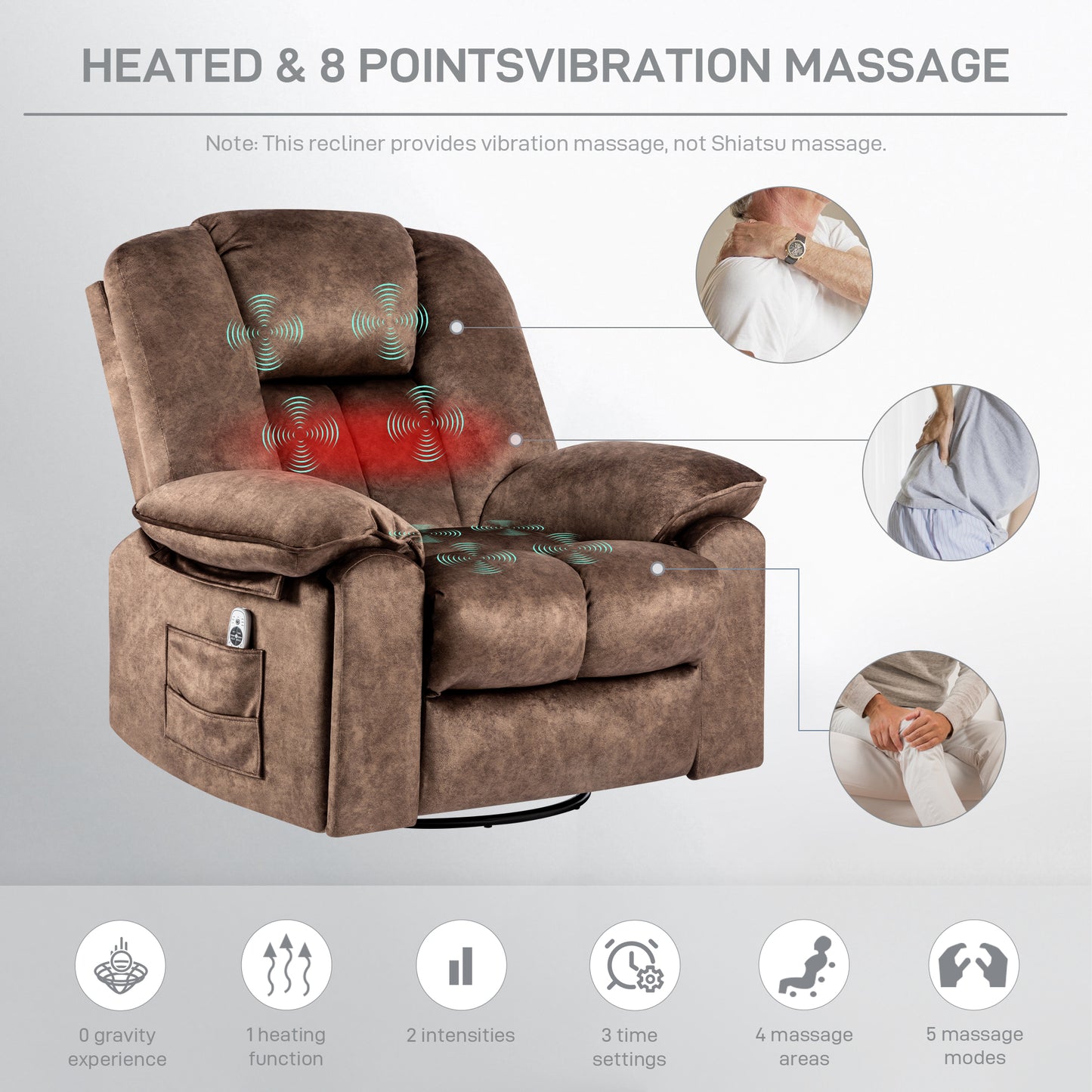 Recliner Chair SP-9065-BROWN