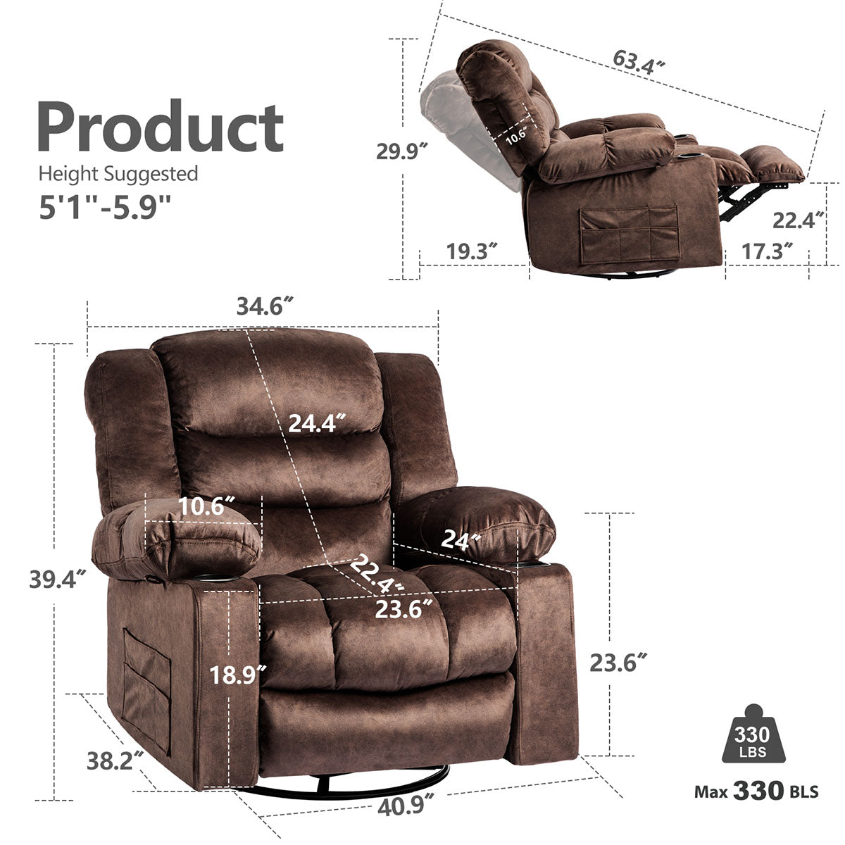 HOMYEDAMIC 9012 Brown-2